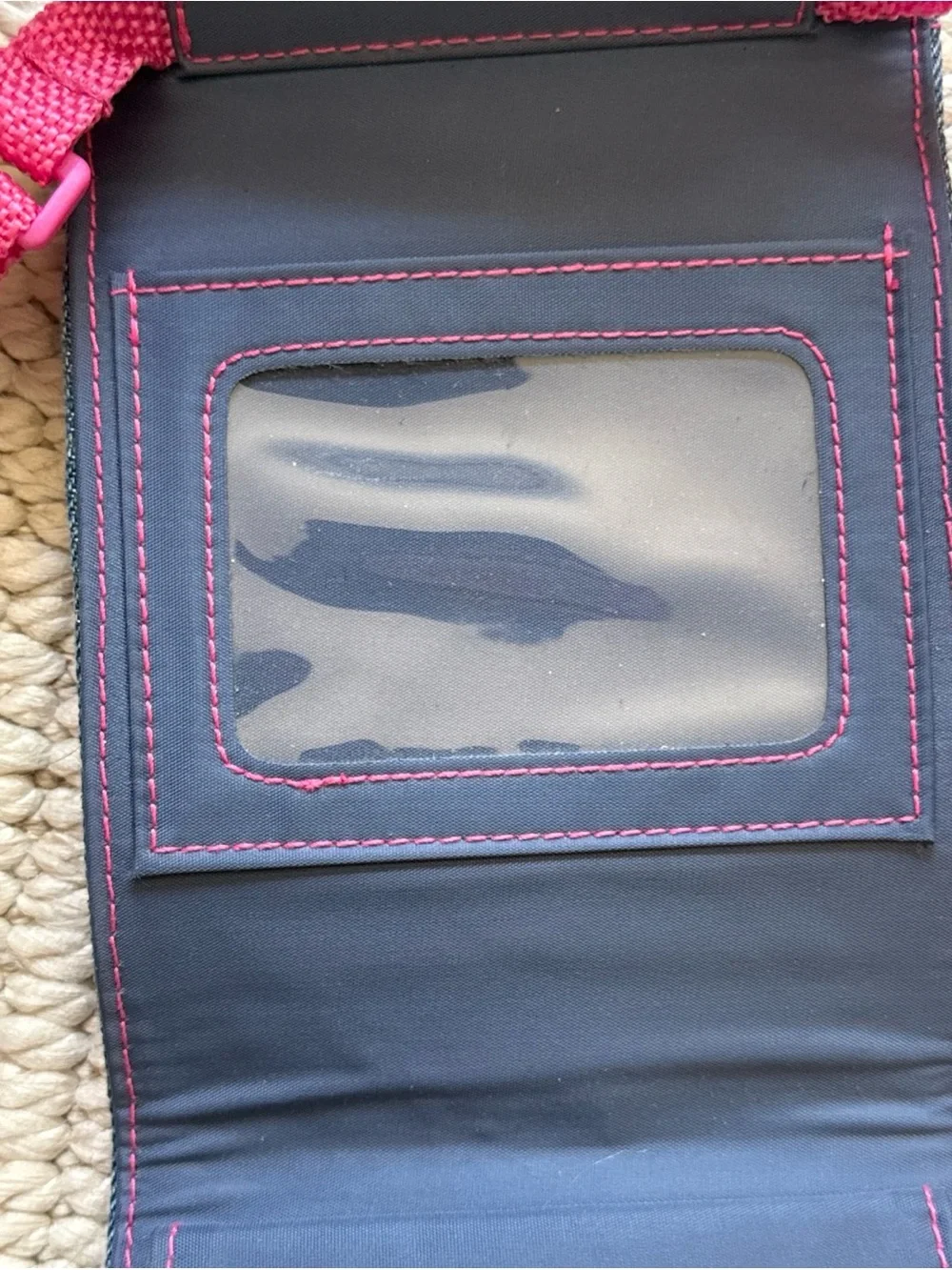 Barbie 2002 Vintage Cross Body Purse bag Denim Pink Mattel Vtg Y2k Kids Rare